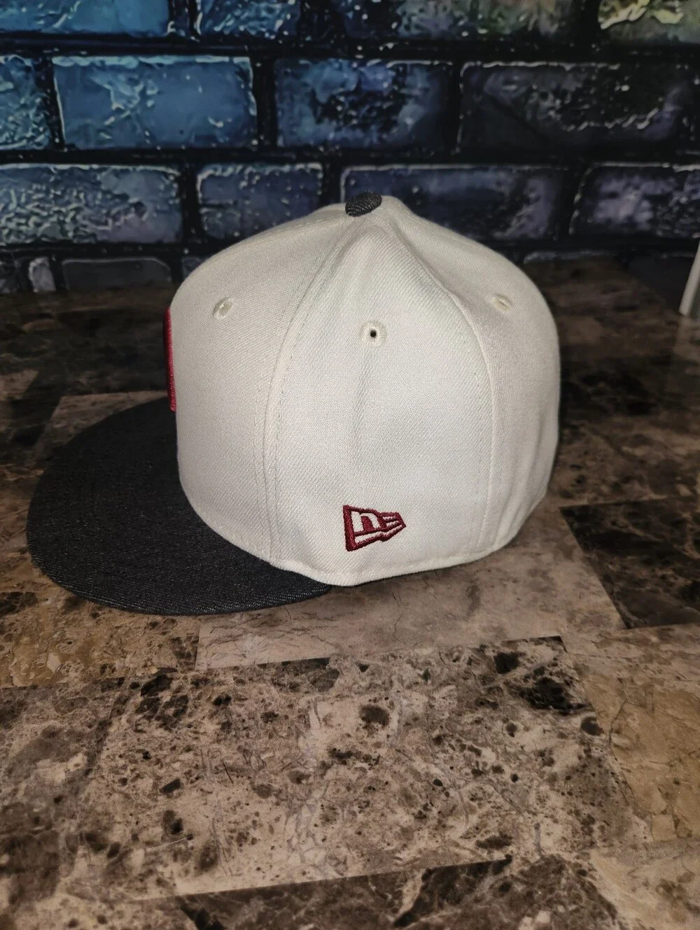 RARE New Era Cream Philadelphia Phillies Cooperstown Collection Chrome 59FIFTY